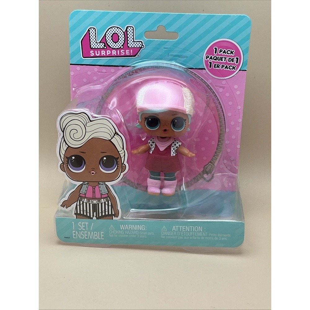 LOL Surprise Opp Tots BRRR B.B. Doll New Sealed Pink Hat Series 2 Confetti Pop
